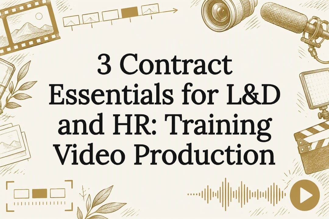 3 Contract Essentials for L&D and HR: Training Video Production