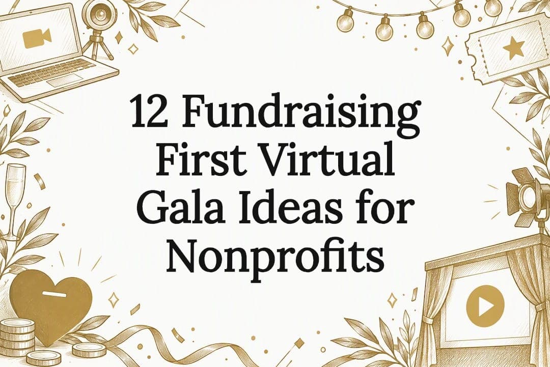 12 Fundraising First Virtual Gala Ideas for Nonprofits