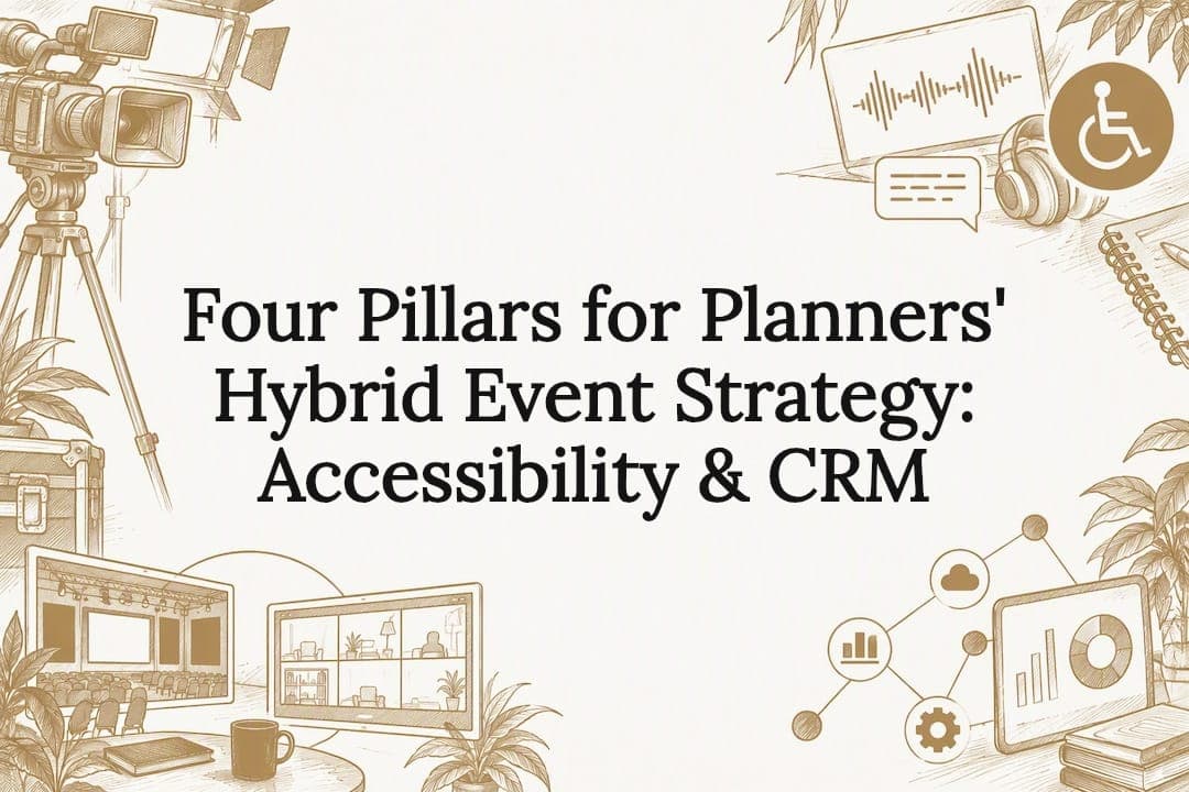 Four Pillars for Planners' Hybrid Event Strategy: Accessibility & CRM