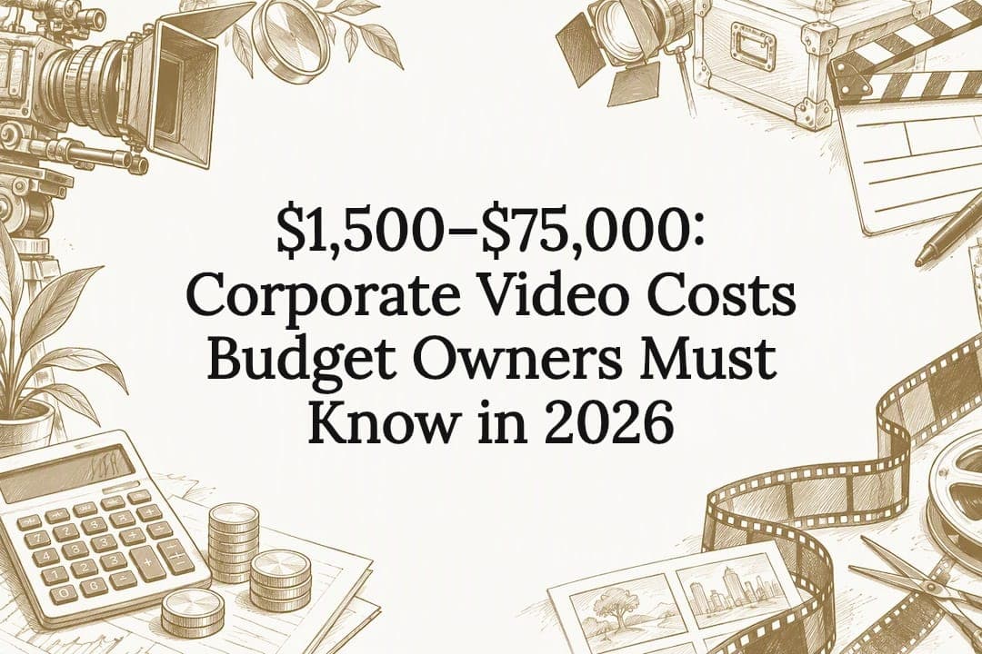 $1,500–$75,000: Corporate Video Costs Budget Owners Must Know in 2026