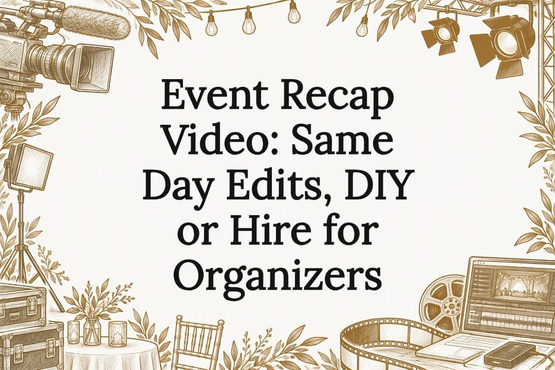 Event Recap Video: Same Day Edits, DIY or Hire for Organizers