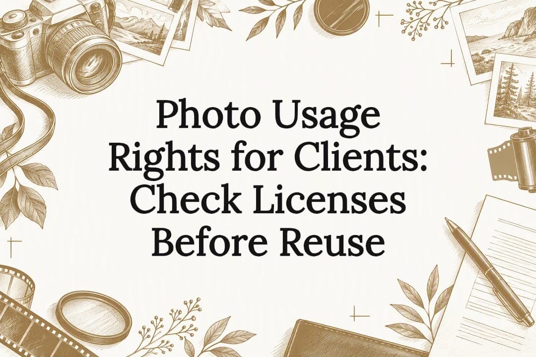Photo Usage Rights for Clients: Check Licenses Before Reuse