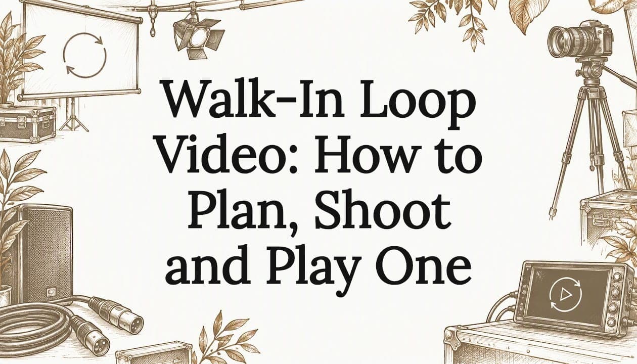 Walk-In Loop Video: How to Plan, Shoot and Play One