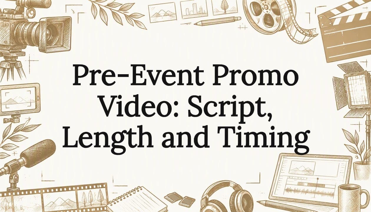 Pre-Event Promo Video: Script, Length and Timing